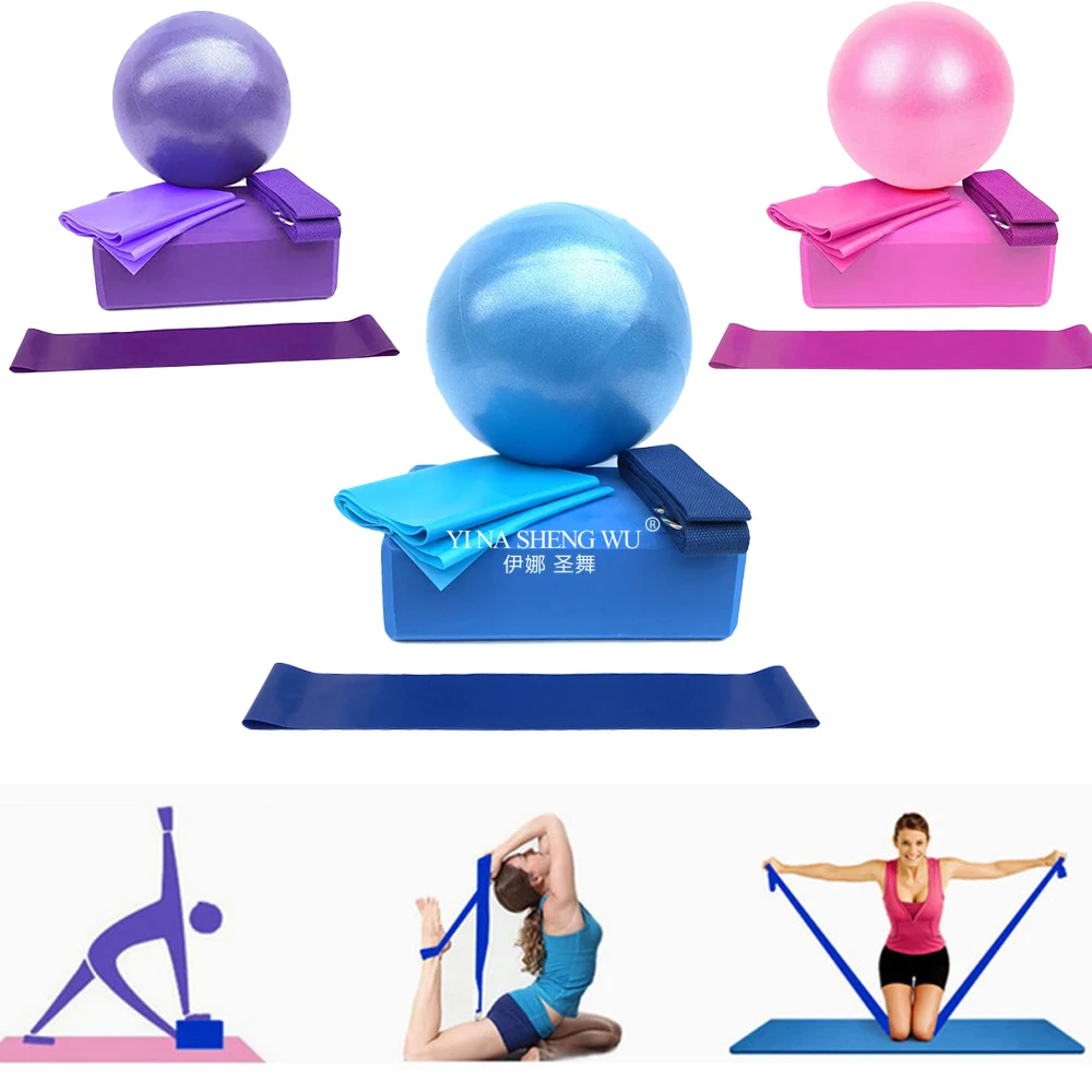 Pilates Yoga Block Exercises - Yoga Başlangıç Kiti 5 adet Set