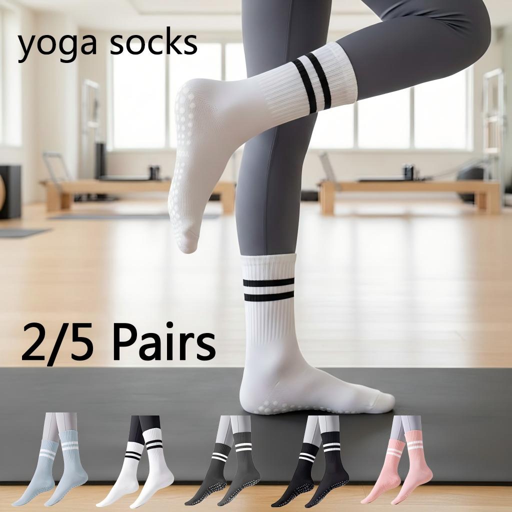 Pilates Yoga Fitness - Kadın Kaymaz Yoga Çorapları, Tutucu Pilates