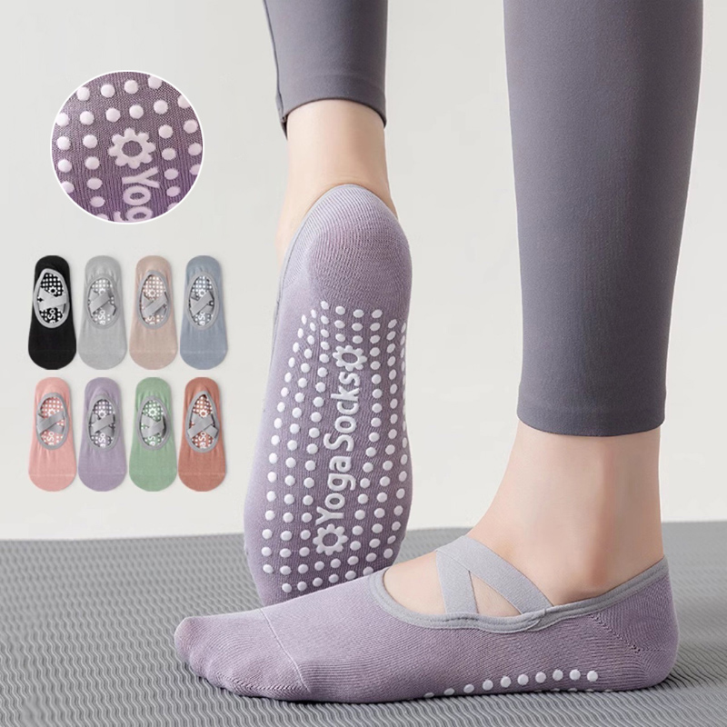 Pilates Yoga Fitness - Nefes Havlu Alt Yoga Çorap Kadın