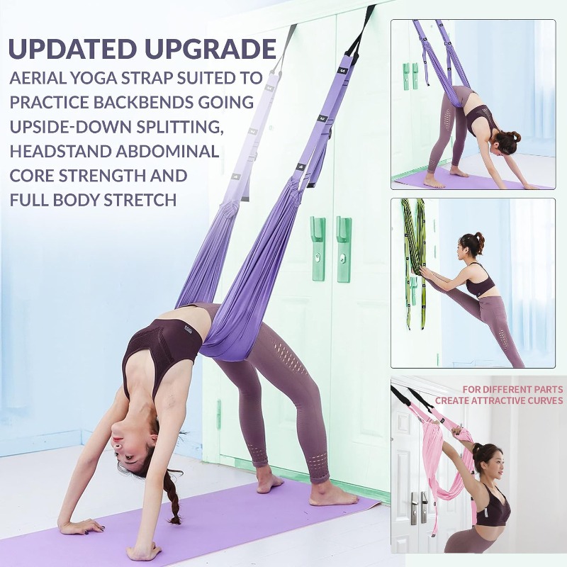 Pilates Yoga Body - Ayarlanabilir Hava Yogası Hamak Seti Pilates
