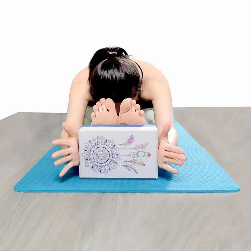 Iki renk EVA Yoga blokları spo - Pilates Yoga Block Exercises incelemesi ve fiyatı