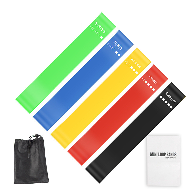 5 adet TPE direnç bantları set - Pilates Yoga Bag incelemesi ve fiyatı